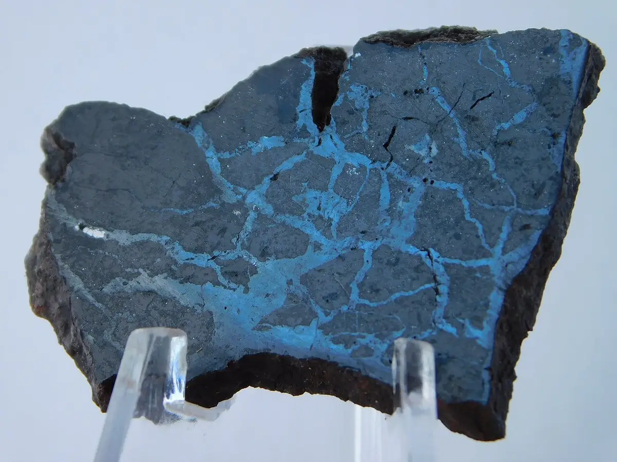 A 7.2-gram slice of a graphite nodule from the Canyon Diablo meteorite