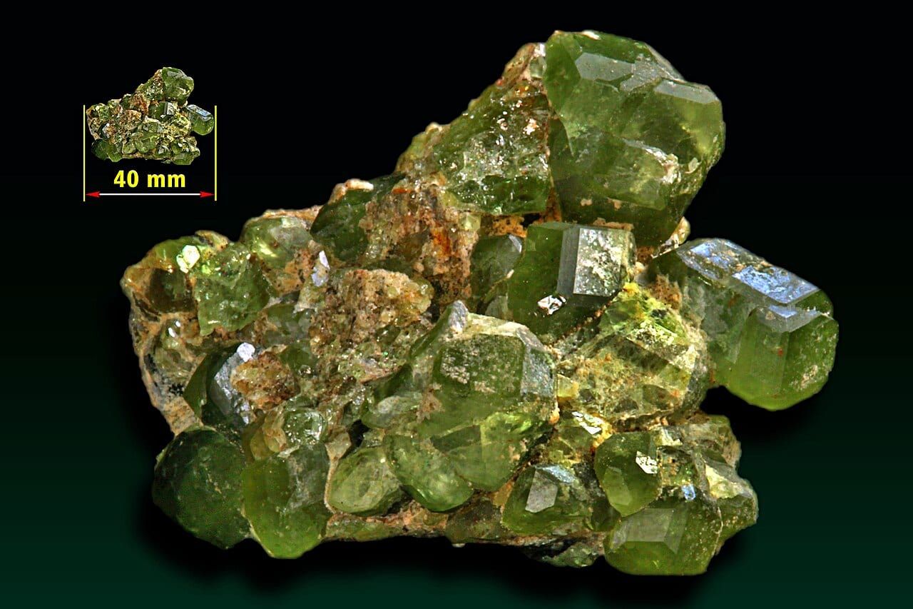 Demantoid örneği