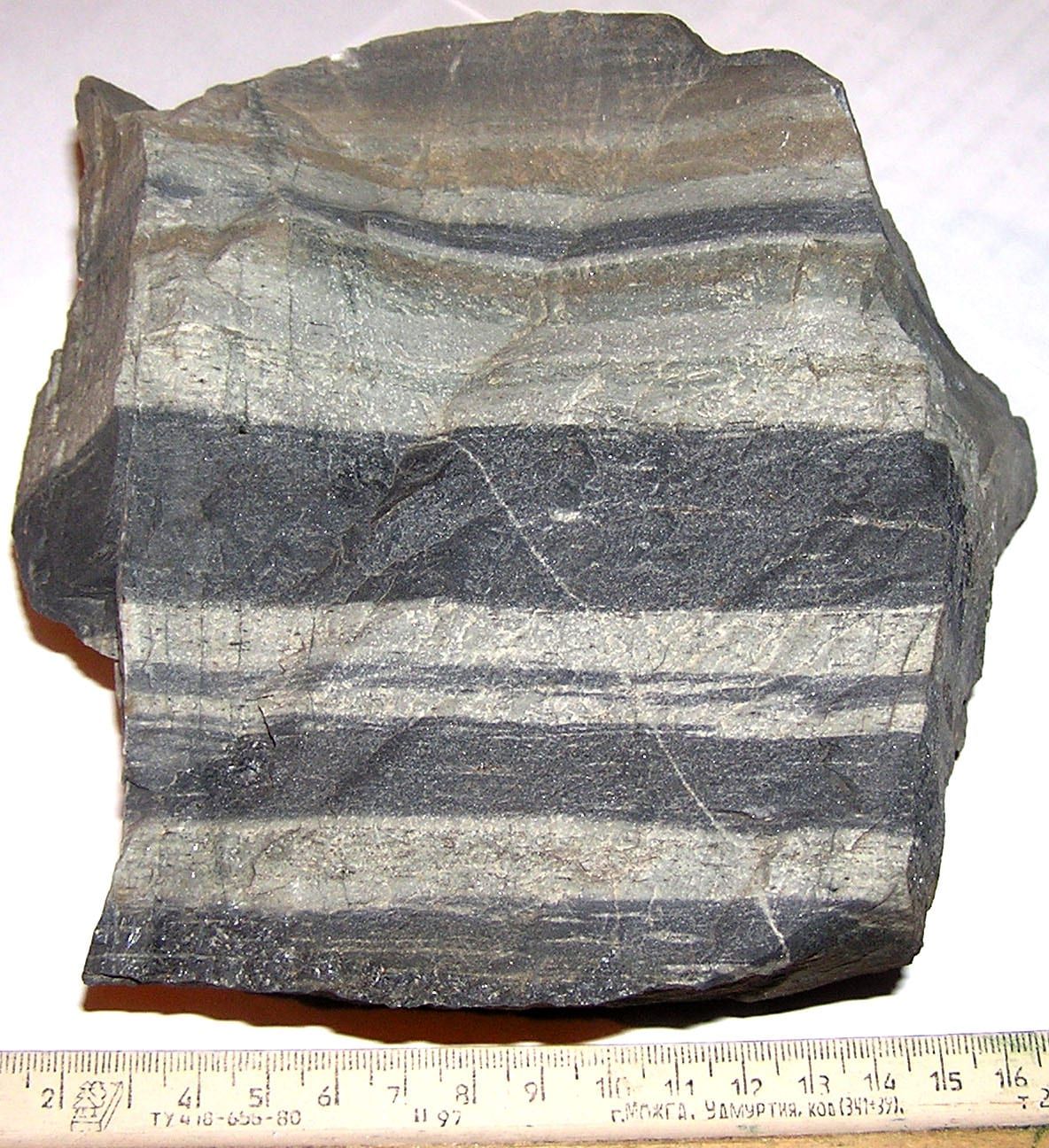 Hornfels örneği
