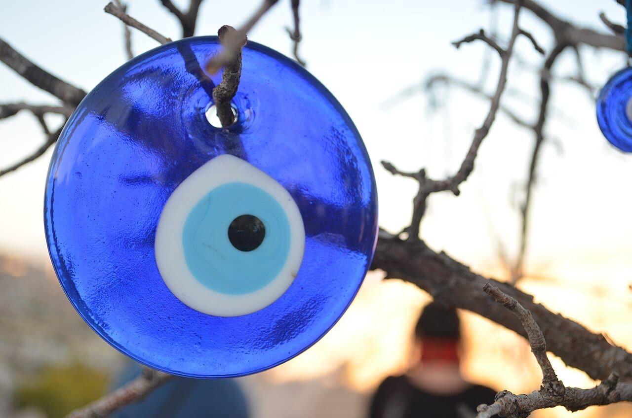 Evil eye bead specimen