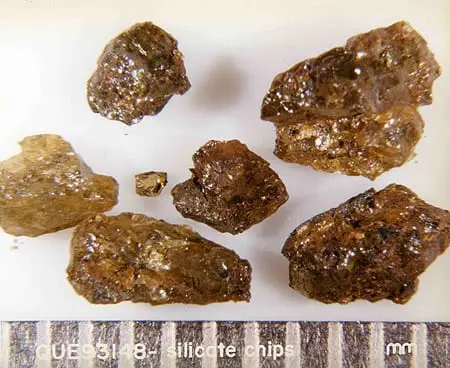 Antarktika'da bulunmuş lodranit meteoritleri (fotoğraf: NASA)