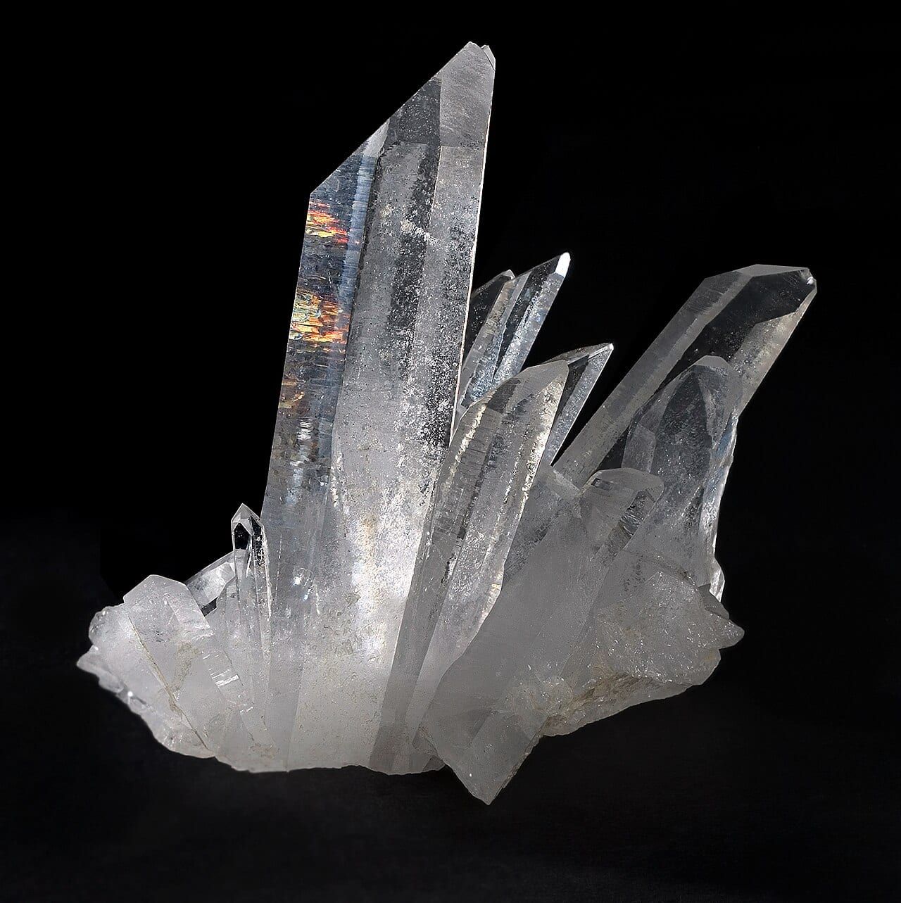 Rock crystal specimen