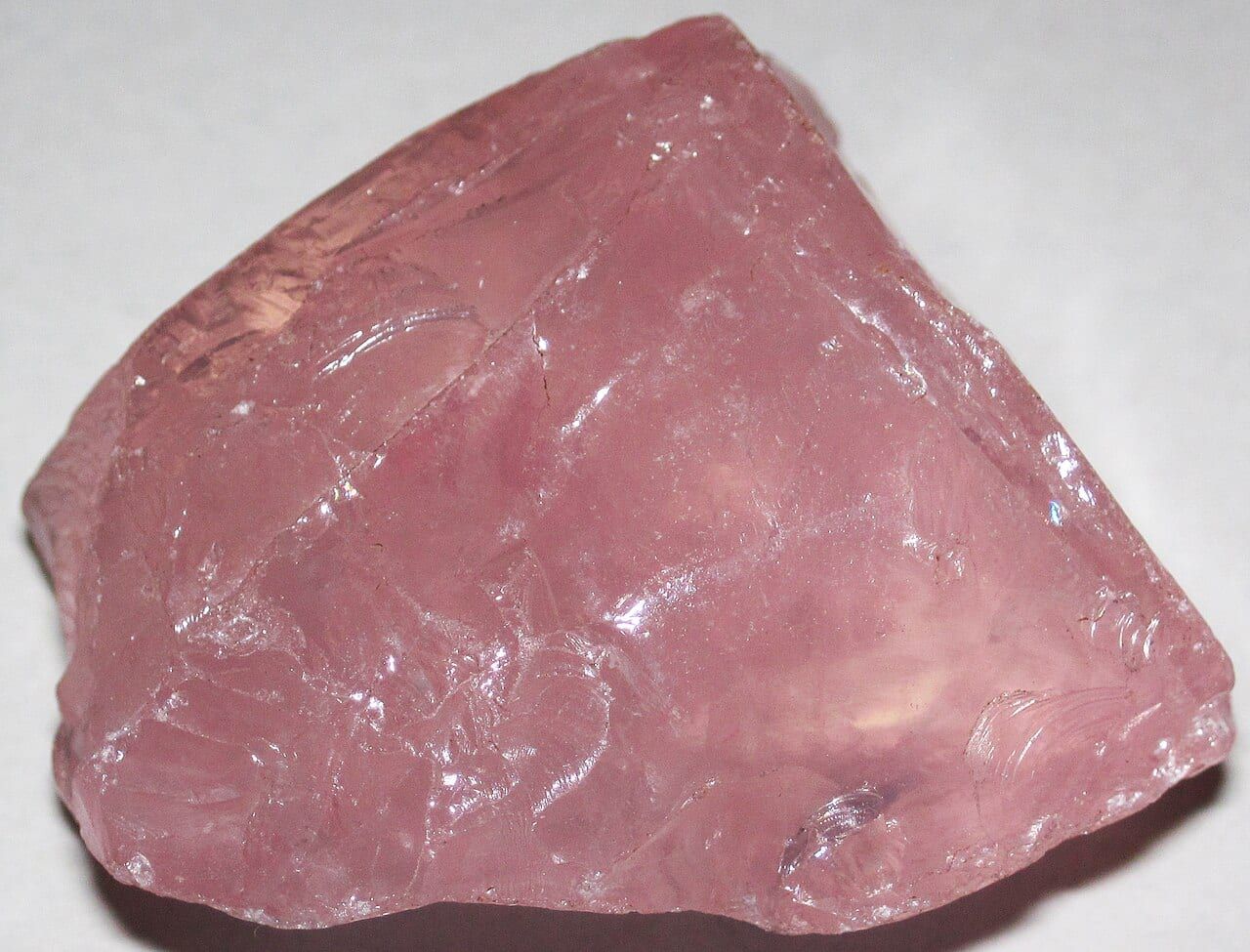 Pembe kuvars örneği