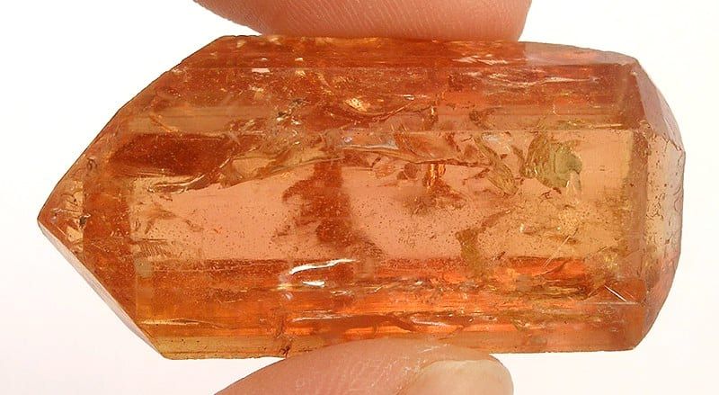 Imperial topaz specimen