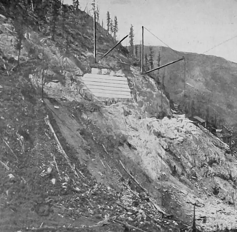 The Yule quarry in 1906, a year after it was opened